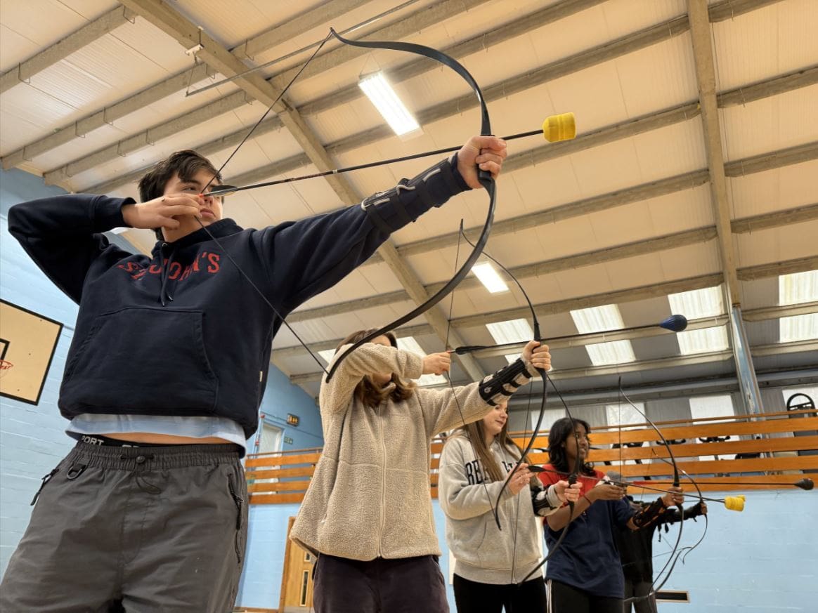 Windermere School Boarders weekend activity Archery